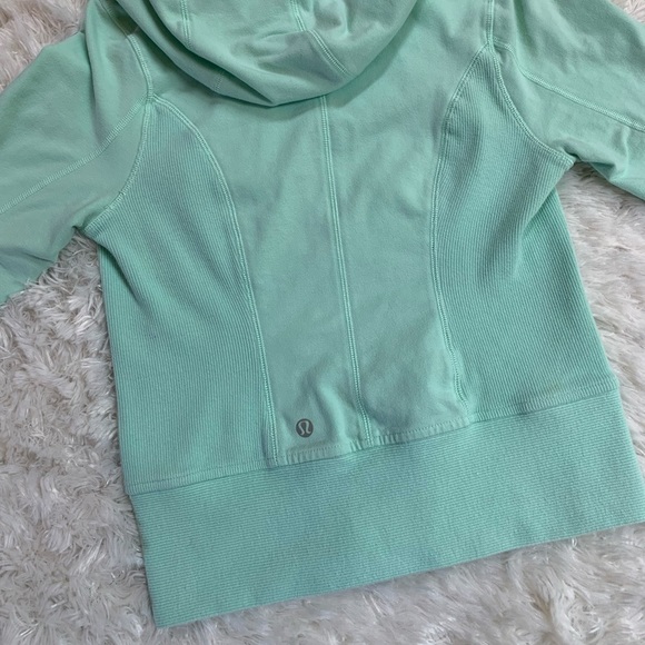 Lululemon Throw Me Over Hoodie In Fresh Teal. - Picture 8 of 10